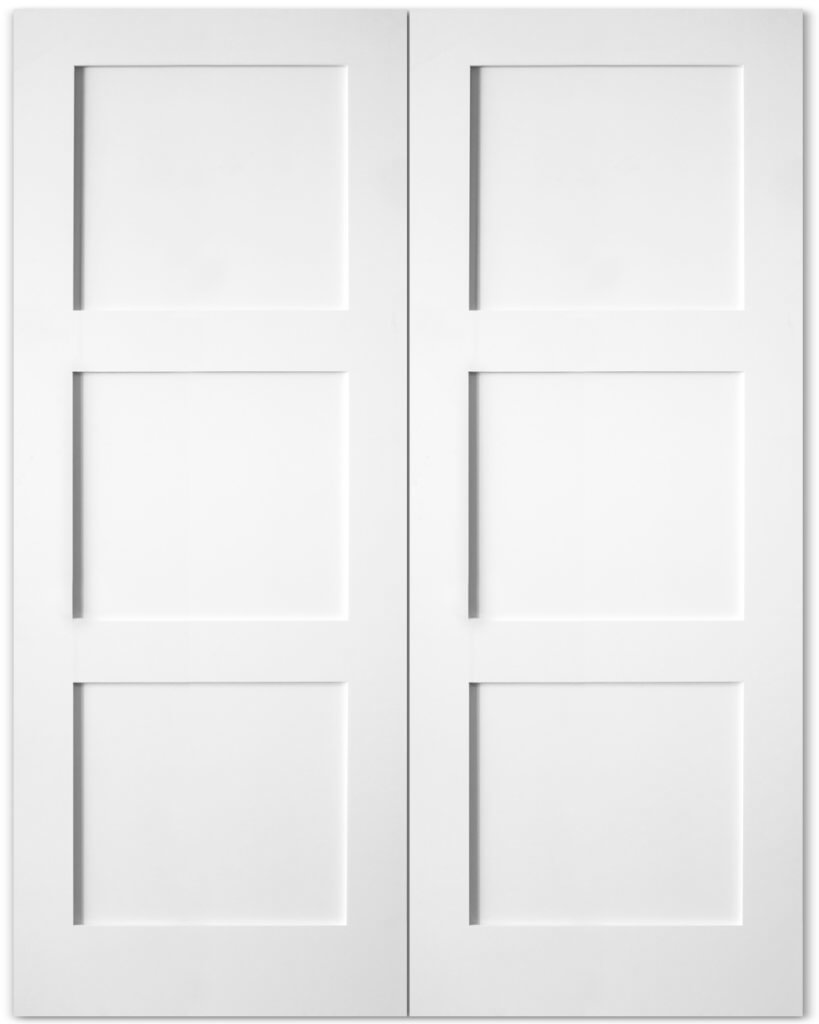 3-Panel Double Door